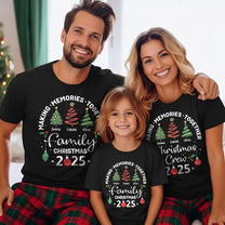 Christmas Family, Christmas Crew, Matching Outfit - Personalized Shirt