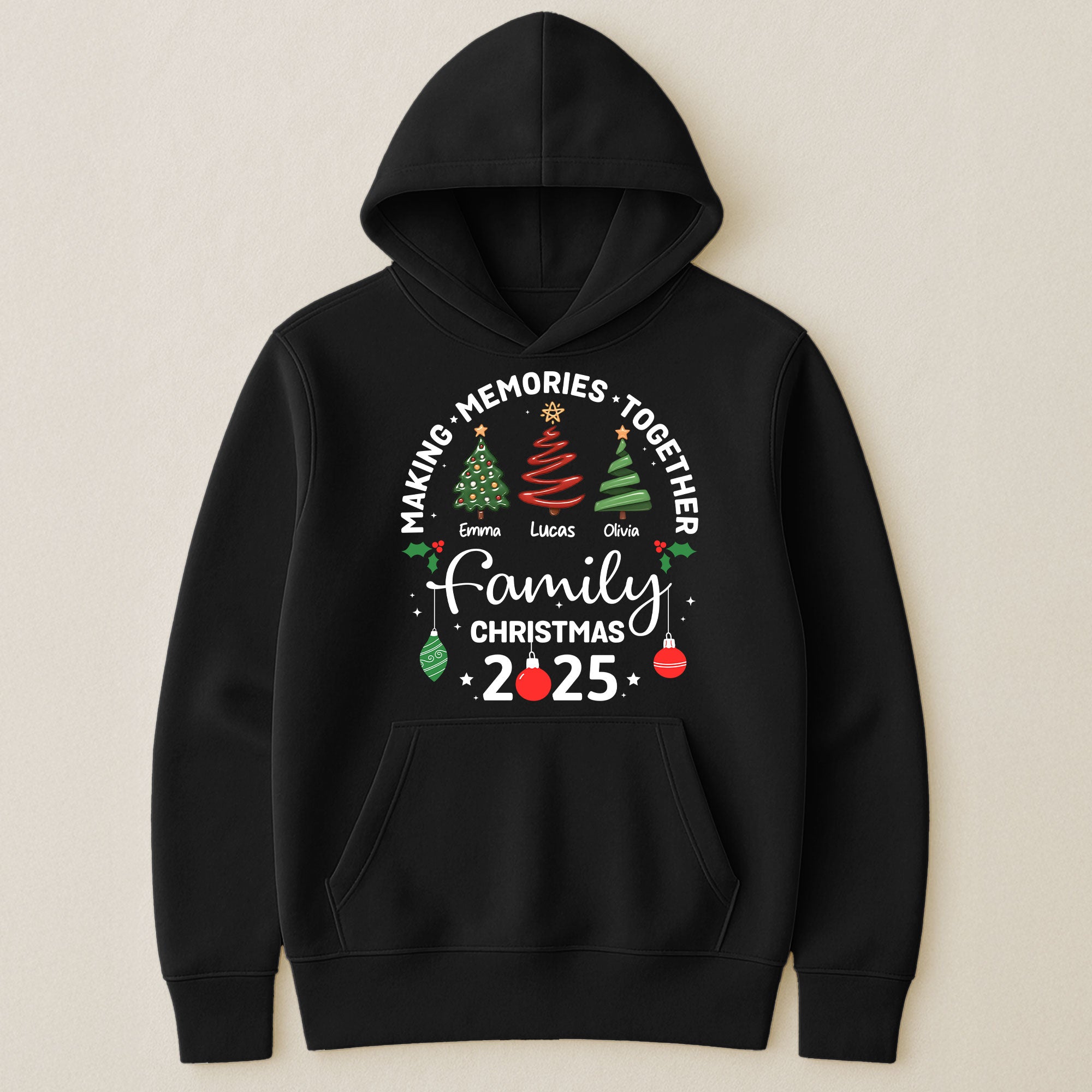 Christmas Family, Christmas Crew, Matching Outfit - Personalized Shirt