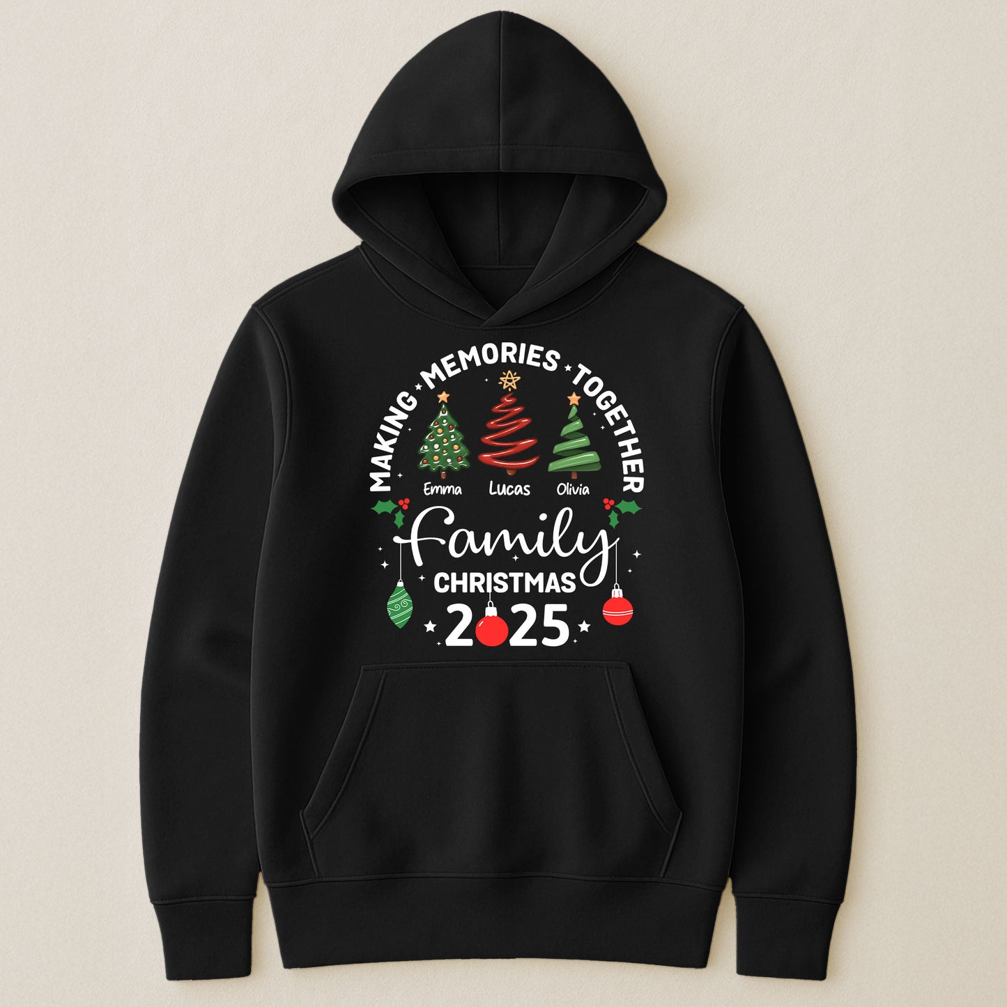 Christmas Family, Christmas Crew, Matching Outfit - Personalized Shirt