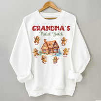 Christmas Gift For Grandma Gingerbread Perfect Batch - Personalized Sweatshirt