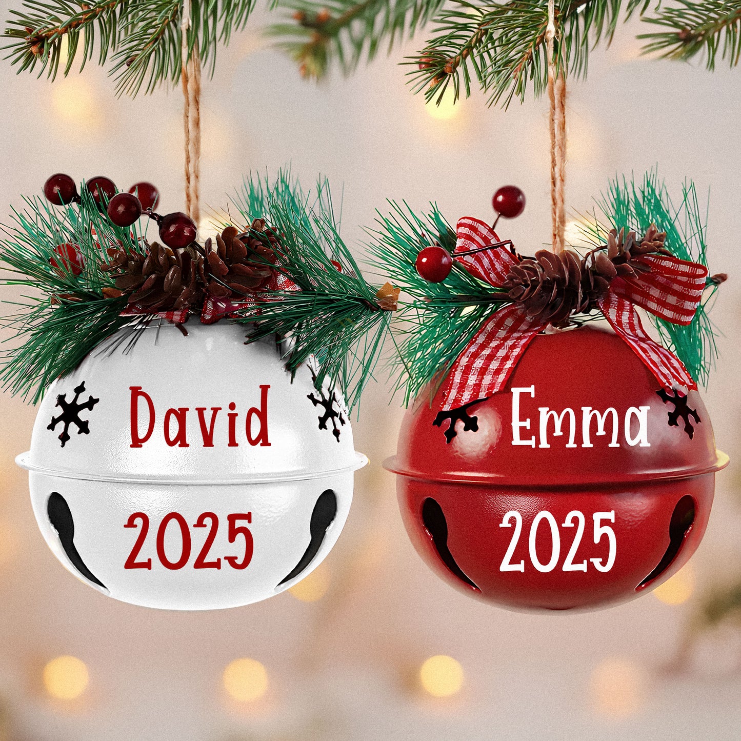 Christmas Gift - Personalized Jingle Bell Ornament