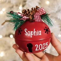 Christmas Gift - Personalized Jingle Bell Ornament