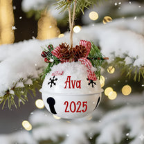 Christmas Gift - Personalized Jingle Bell Ornament