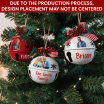 Christmas Gift - Personalized Jingle Bell Photo Ornament