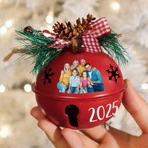 Christmas Gift - Personalized Jingle Bell Photo Ornament