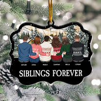 Christmas Is Better With Brother & Sister - Personalized Acrylic Ornament