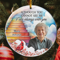 Christmas Memorial I Am Always With You - Personalized Acrylic Ornament