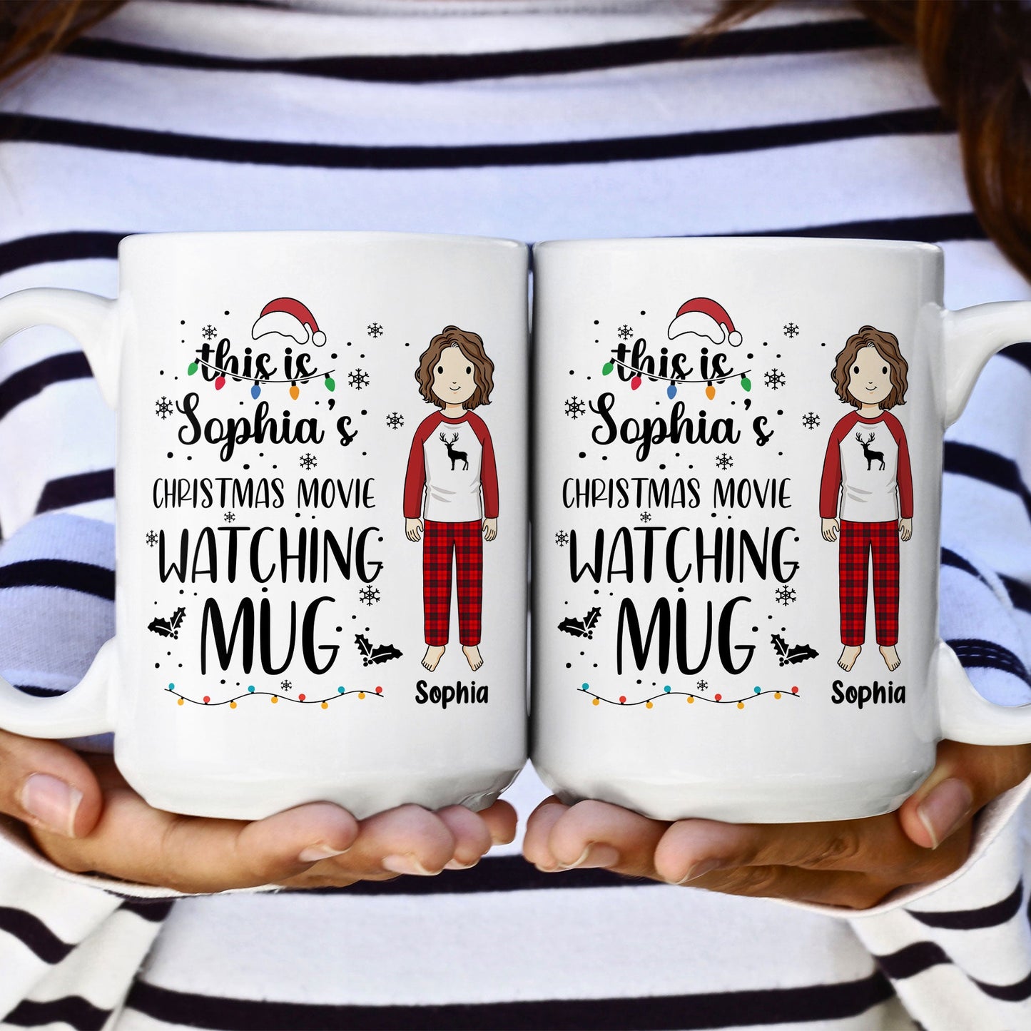 Christmas Movie Watching Mug - Personalized Mug