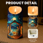 Christmas Nativity Scene - LED Candle