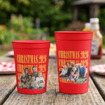 Christmas Party Custom Photo - Personalized Cups