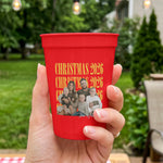 Christmas Party Custom Photo - Personalized Cups