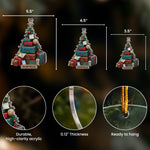 Christmas Suitcase Tree Travel Lovers - Personalized Acrylic Ornament