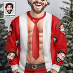 Christmas Sweater Abs-olutely Hilarious - Personalized Photo Ugly Sweater