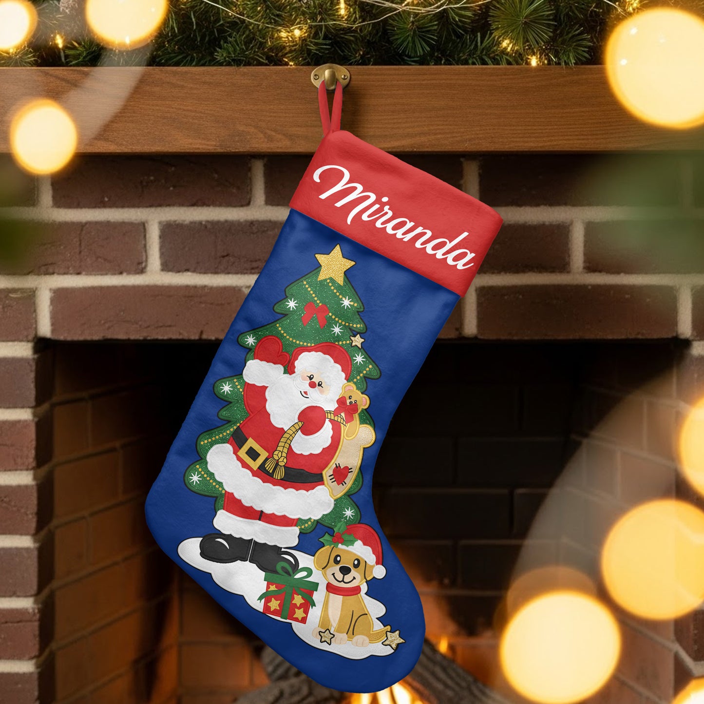 Christmas Symbol With 3D Printing - Personalized Stocking