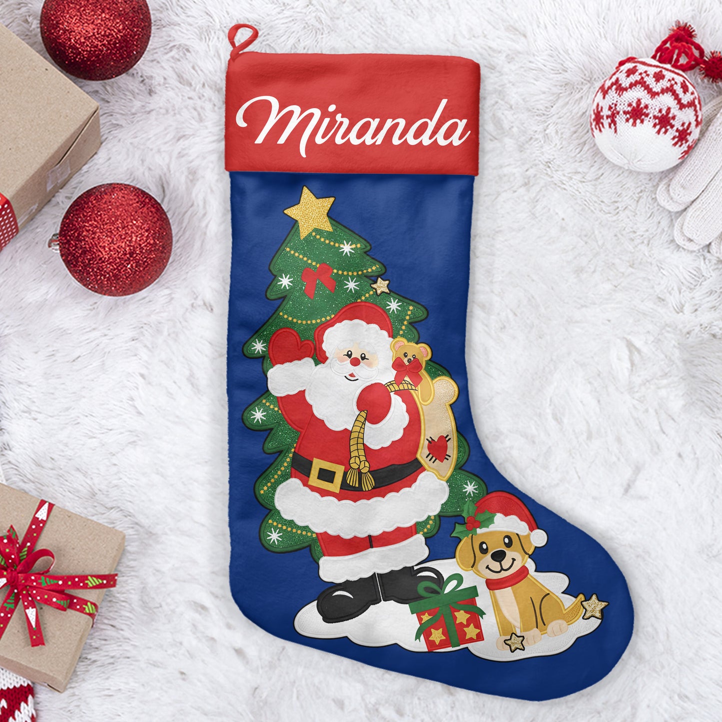 Christmas Symbol With 3D Printing - Personalized Stocking
