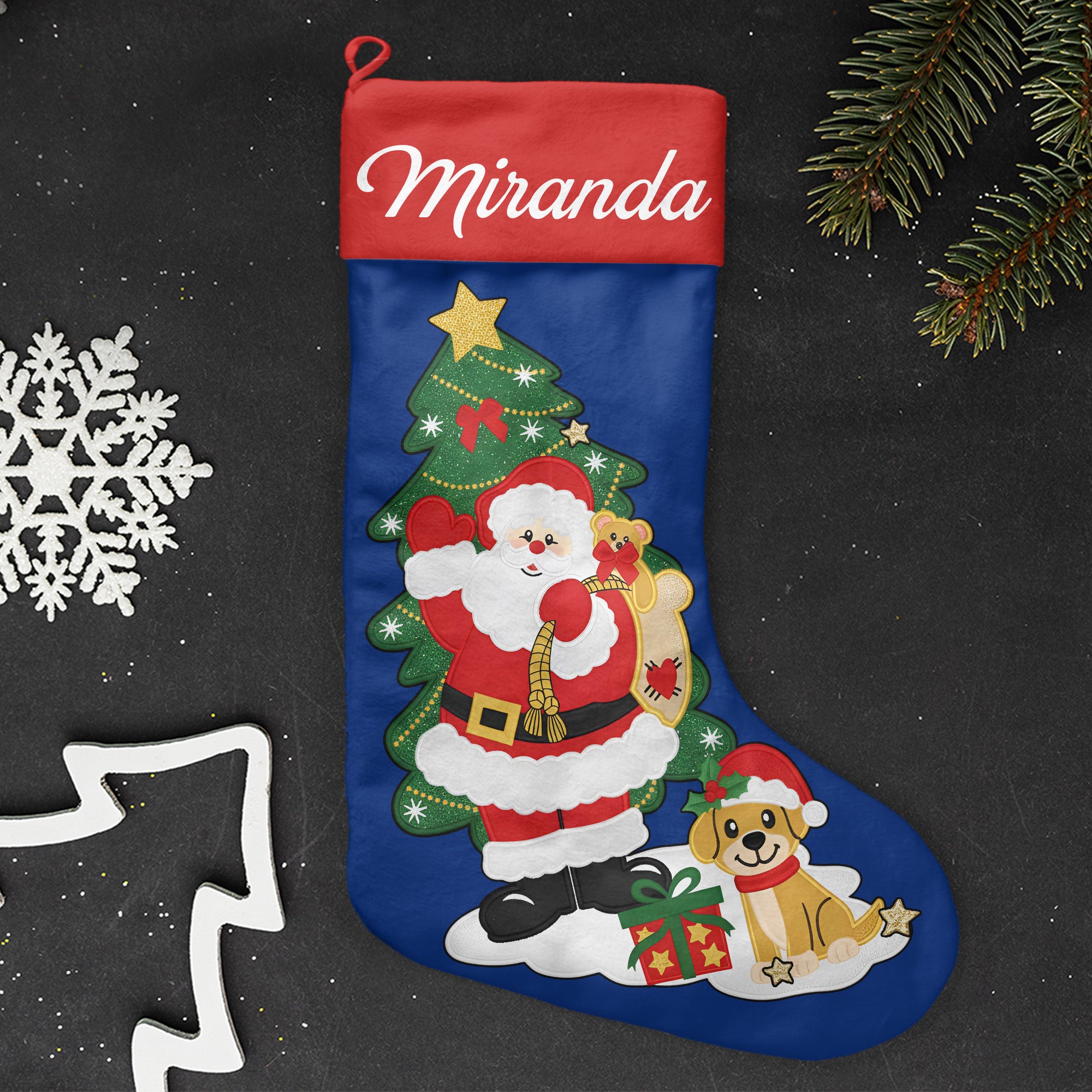 Christmas Symbol With 3D Printing - Personalized Stocking