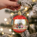 Christmas Thank You Friendship Gifts For Bestie, Friend, Sister - Personalized Ball Ornament