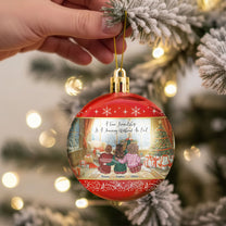 Christmas Thank You Friendship Gifts For Bestie, Friend, Sister - Personalized Ball Ornament