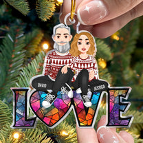 Christmas Together Couple - Personalized Acrylic Ornament