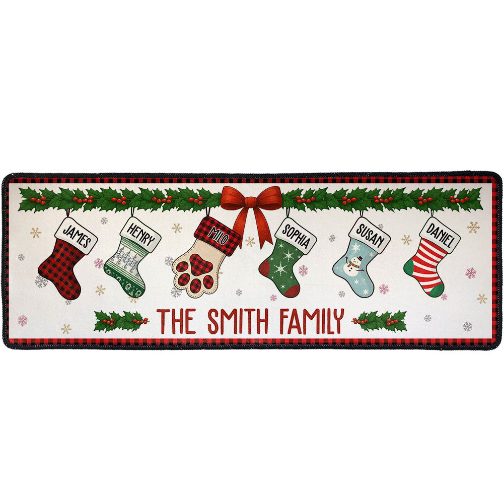 Christmas Together - Personalized Runner Rug