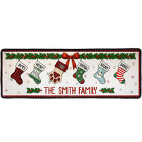 Christmas Together - Personalized Runner Rug
