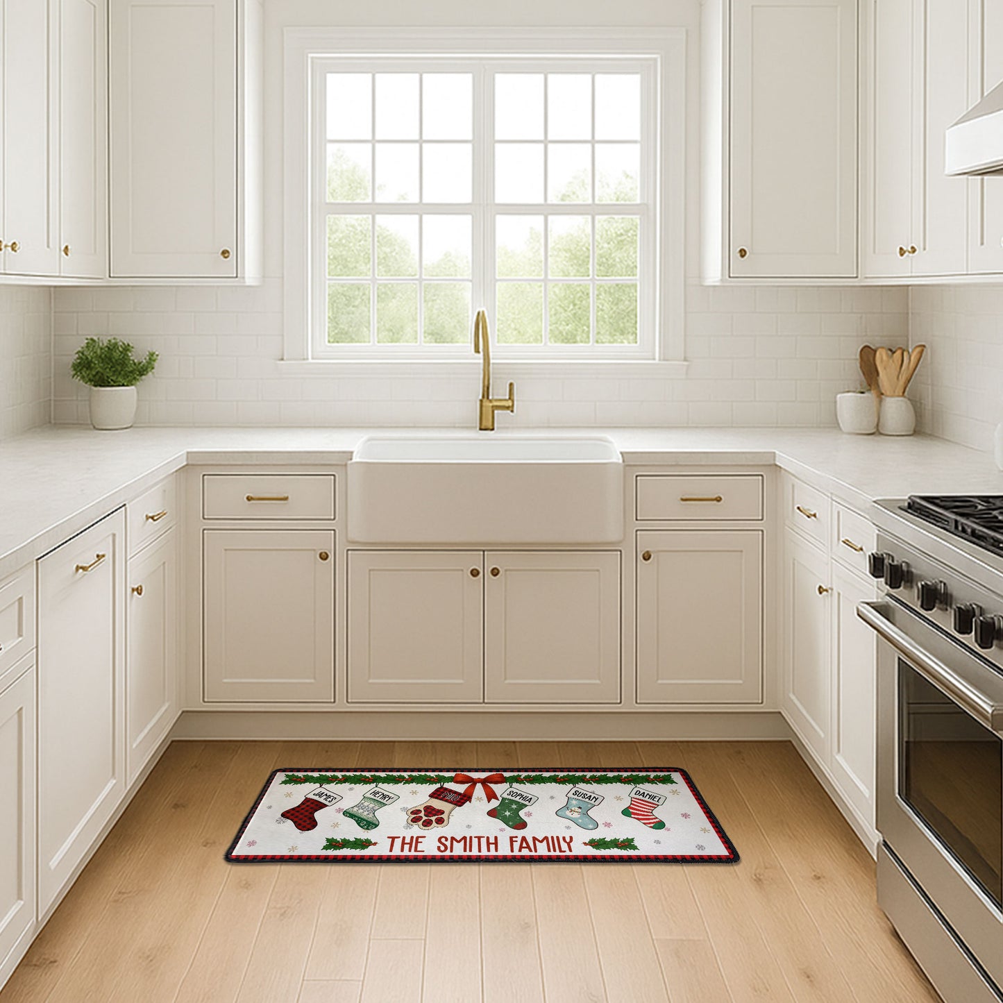 Christmas Together - Personalized Runner Rug