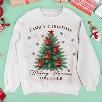 Christmas Tree Family Names Matching Shirts - Personalized Sweatshirt