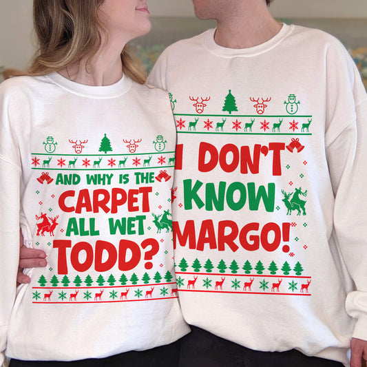 Christmas Vacation Couple Funny - Personalized Matching Sweatshirt