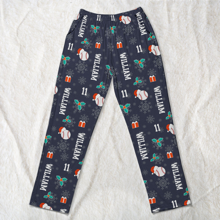 Christmas-Gift-Custom-Name-&-Number-For-Baseball-Lovers-Personalized-Lounge-Pants-3