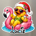 Christmas-In-July-Trip-Cruise-Door-Stateroom-Decor-Xmas-Santa-In-Summer-Personalized-Magnet-3