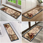 Christmas-Santa-&-Snowman-Festive-Custom-Family-Name-Personalized-Runner-Rug5