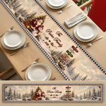 Christmas-Santa-&-Snowman-Festive-Custom-Family-Name-Personalized-Table-Runner4