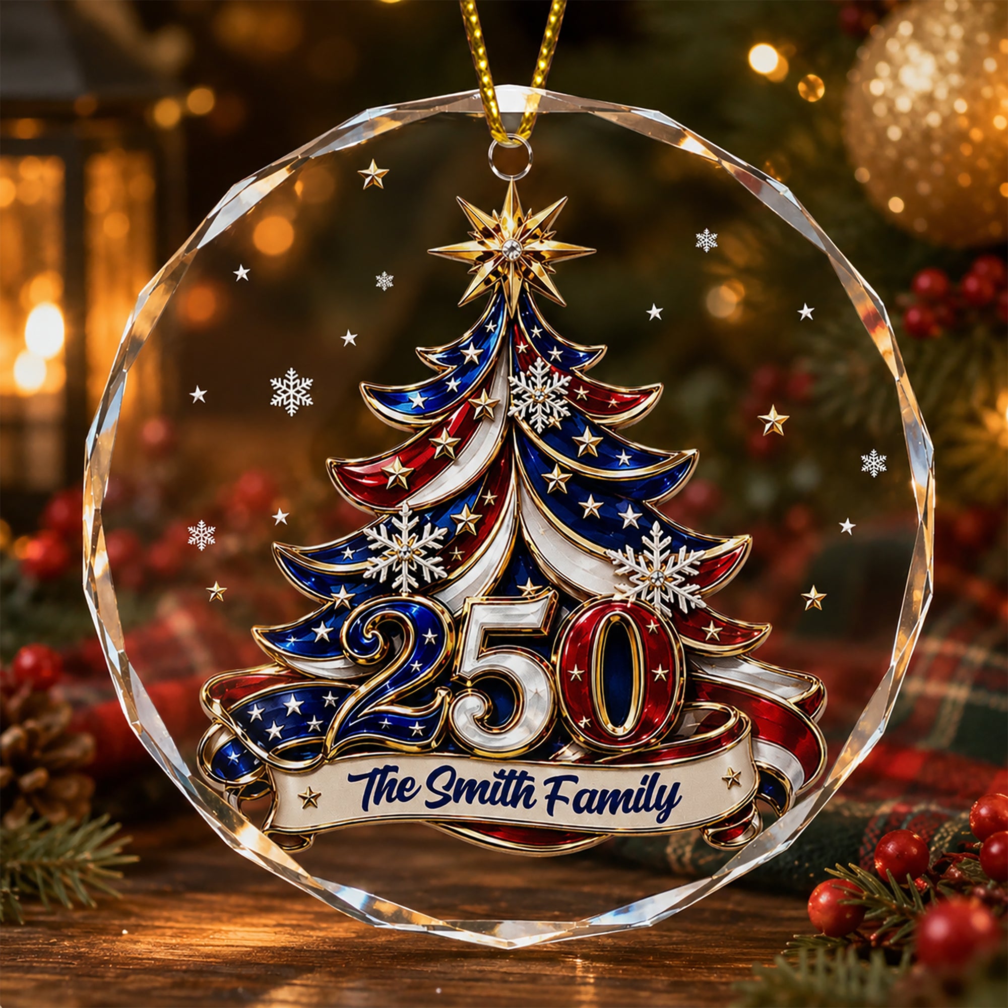 Christmas-Tree-250-Years-Of-Freedom-Usa-Personalized-Ornament-1