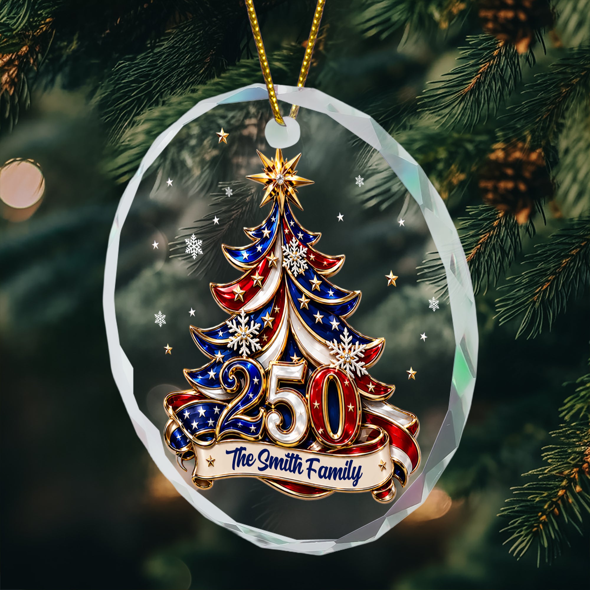 Christmas-Tree-250-Years-Of-Freedom-Usa-Personalized-Ornament-4
