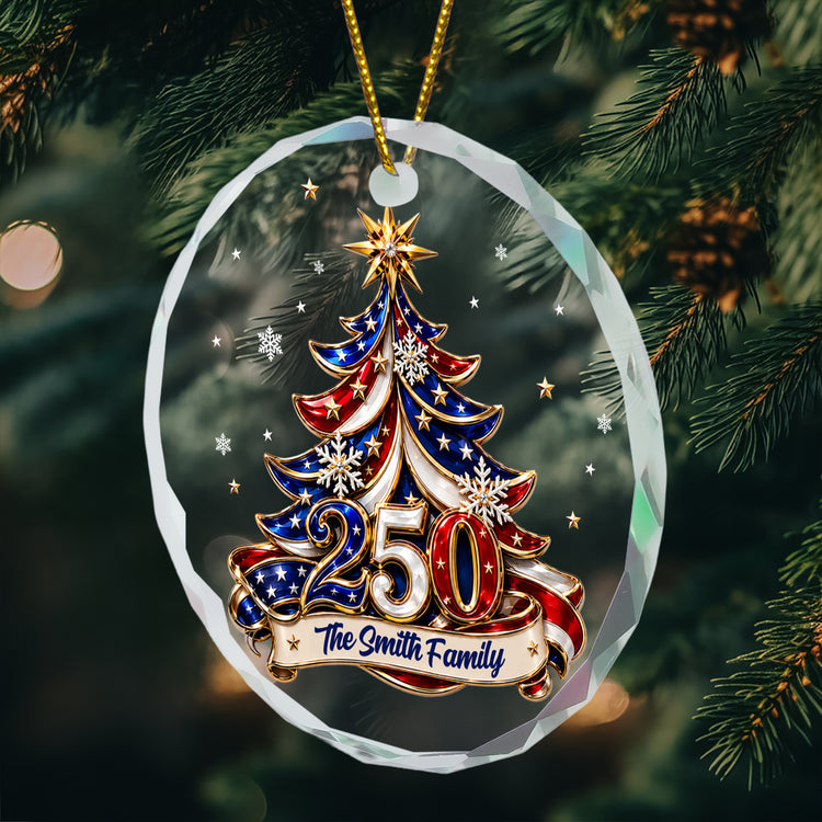Christmas-Tree-250-Years-Of-Freedom-Usa-Personalized-Ornament-4