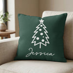 Christmas-Tree-Line-Art-Family-Decoration-Personalized-Pillow-Cover-2