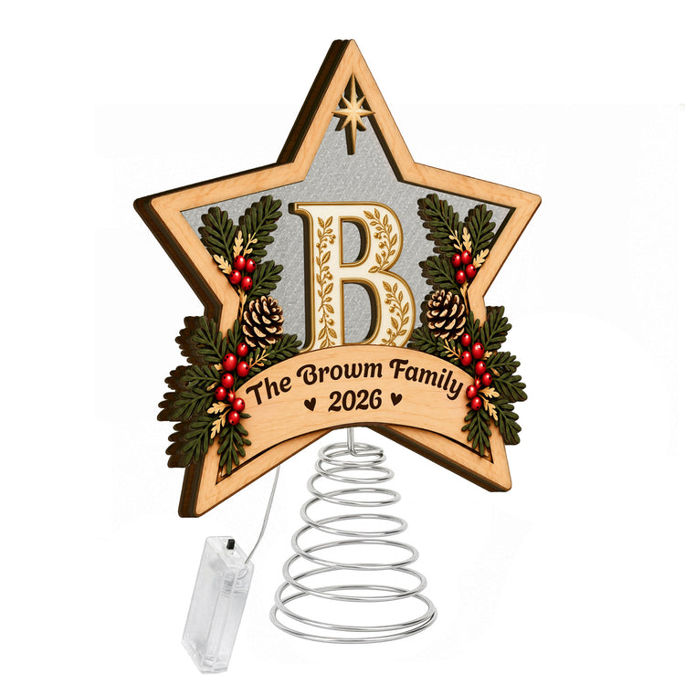 Christmas-With-The-Family-Custom-Family-Name,-Light-Up-Personalized-Christmas-Tree-Topper-2