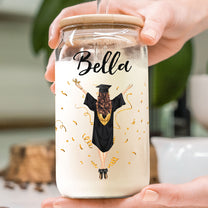 Class Of 2026 - Personalized Clear Glass Cup