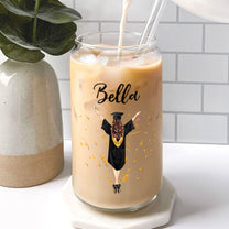 Class Of 2026 - Personalized Clear Glass Cup