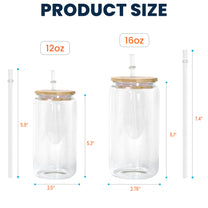 Class Of 2026 - Personalized Clear Glass Cup