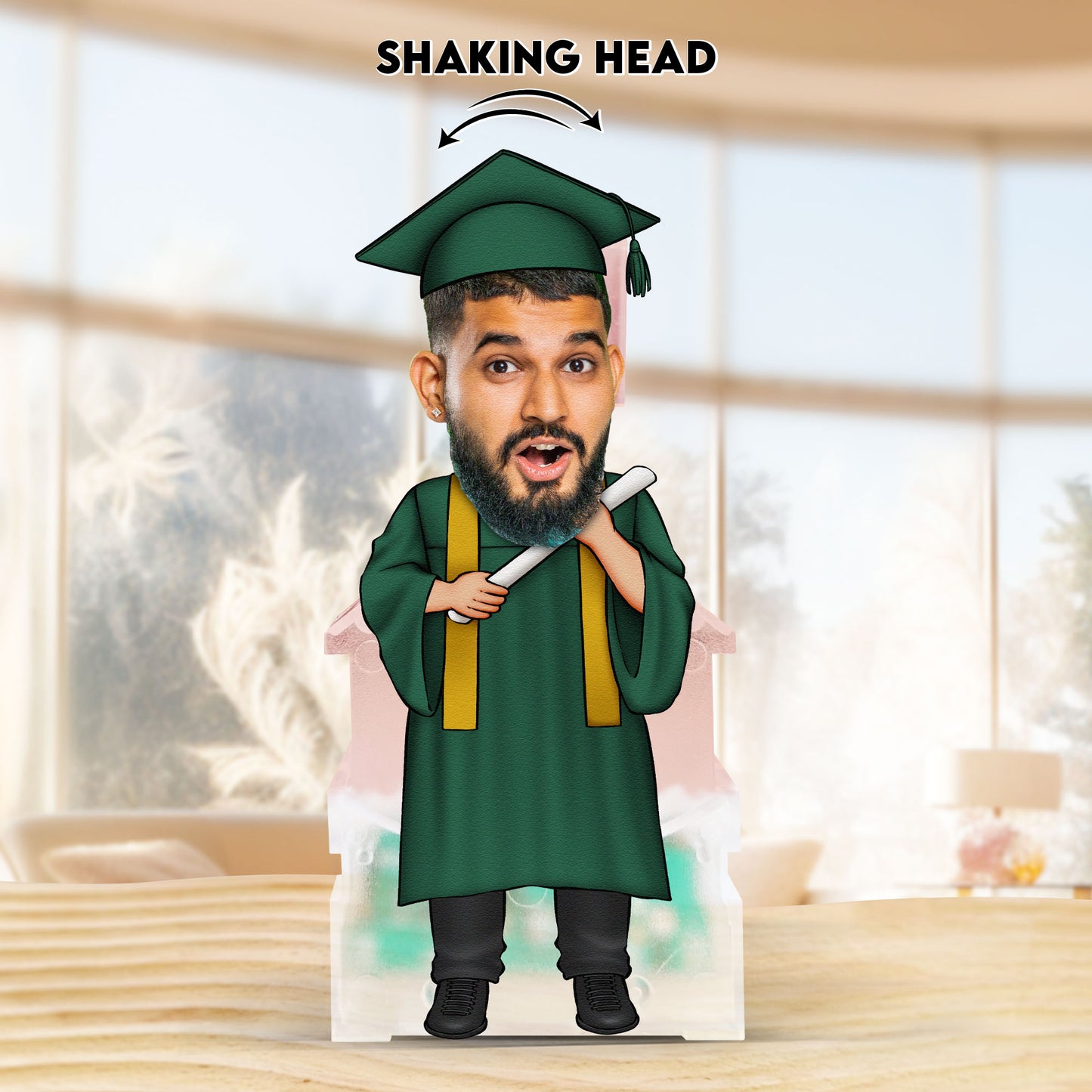 Class Of 2024 - Personalized Photo Shaking Head Acrylic Standee