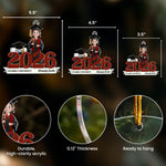 Class Of 2026 2026 Graduation - Senior, Graduate Gift - Personalized Acrylic Ornament