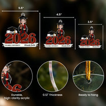 Class Of 2025 2026 Graduation - Senior, Graduate Gift - Personalized Acrylic Ornament
