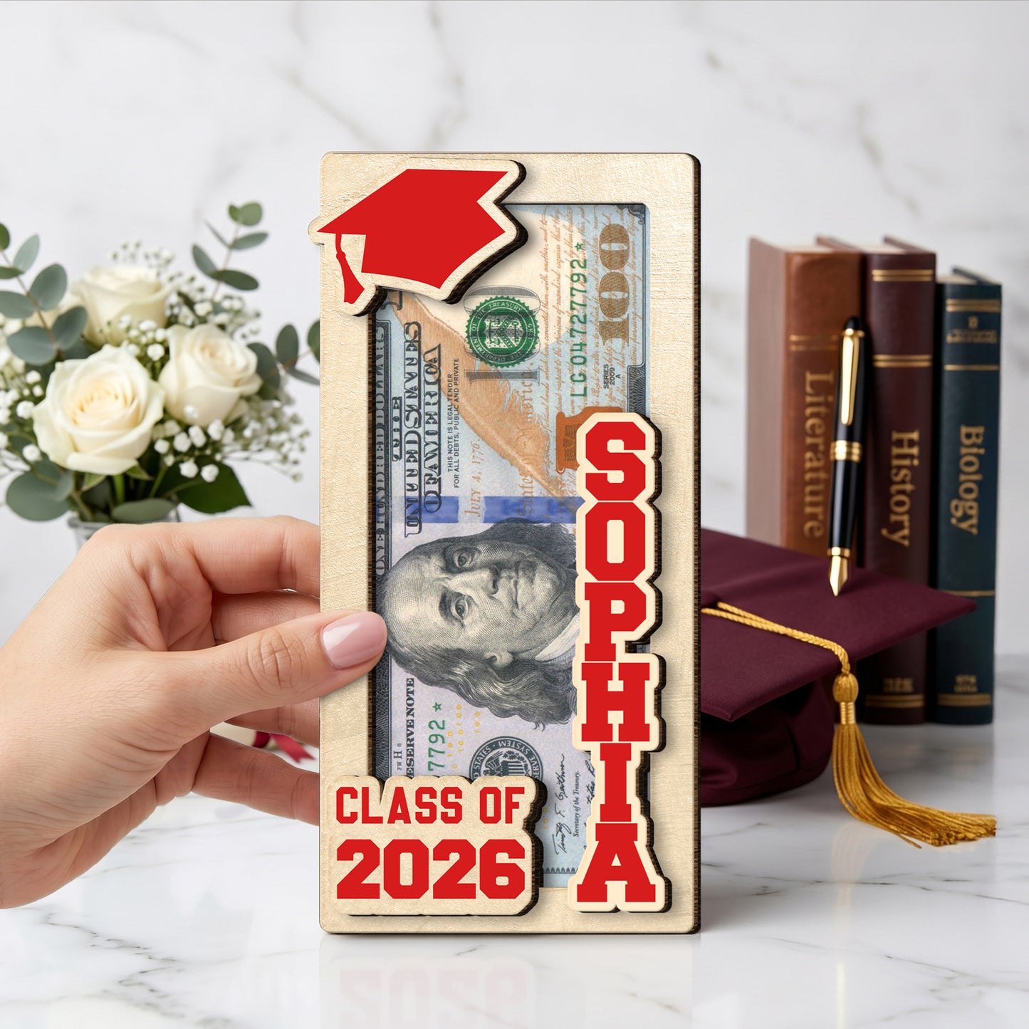 Class Of Graduation Gift - Personalized Money Holder