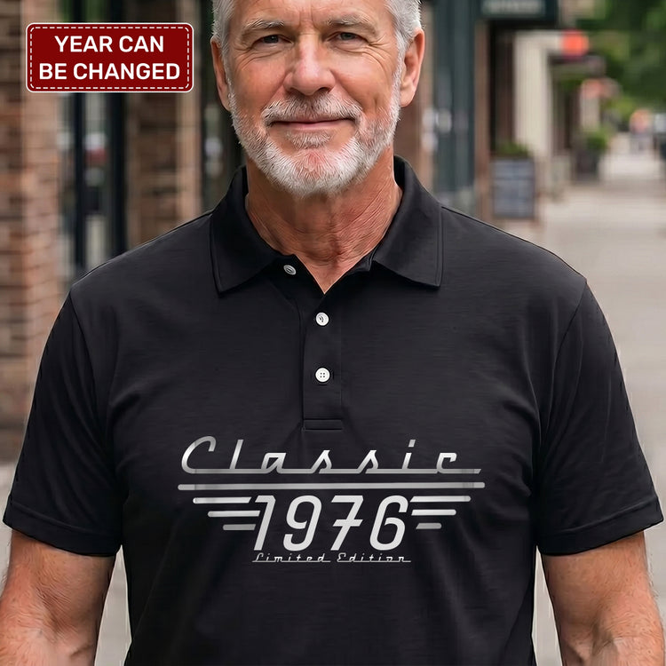 Classic-Limited-Edition-Birthday-Gift,-Vintage-Gift-For-Him,-Dad,-Husband,-Grandpa-Personalized-Polo-Shirt-1