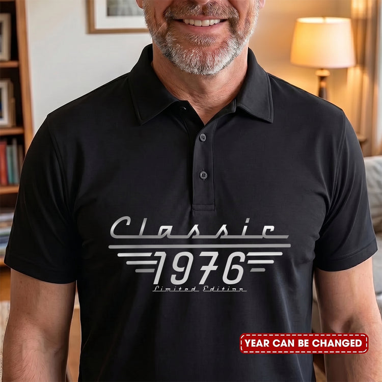 Classic-Limited-Edition-Birthday-Gift,-Vintage-Gift-For-Him,-Dad,-Husband,-Grandpa-Personalized-Polo-Shirt-2