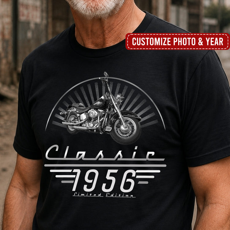 Classic-Limited-Edition-Custom-Vintage-Photo-Car,-Motor-Personalized-Shirt-2
