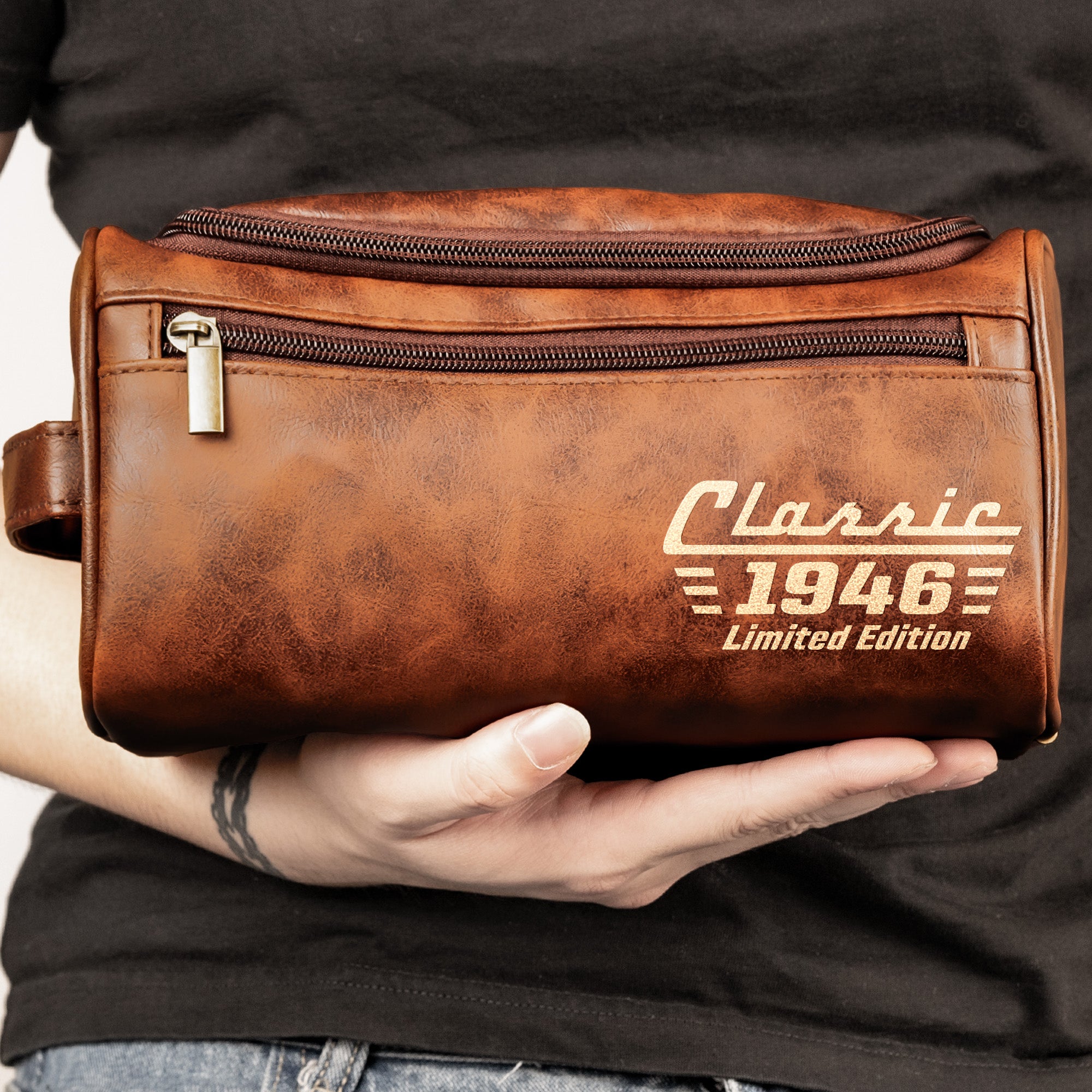 Classic-Limited-Edition-Father's-Day,-Birthday-Gifts-Him,-Dad,-Husband,-Grandpa-Personalized-Leather-Toiletry-Bag5