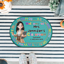 Classroom-Everyone-Is-Welcome-Back-To-School-Personalized-Doormat-1