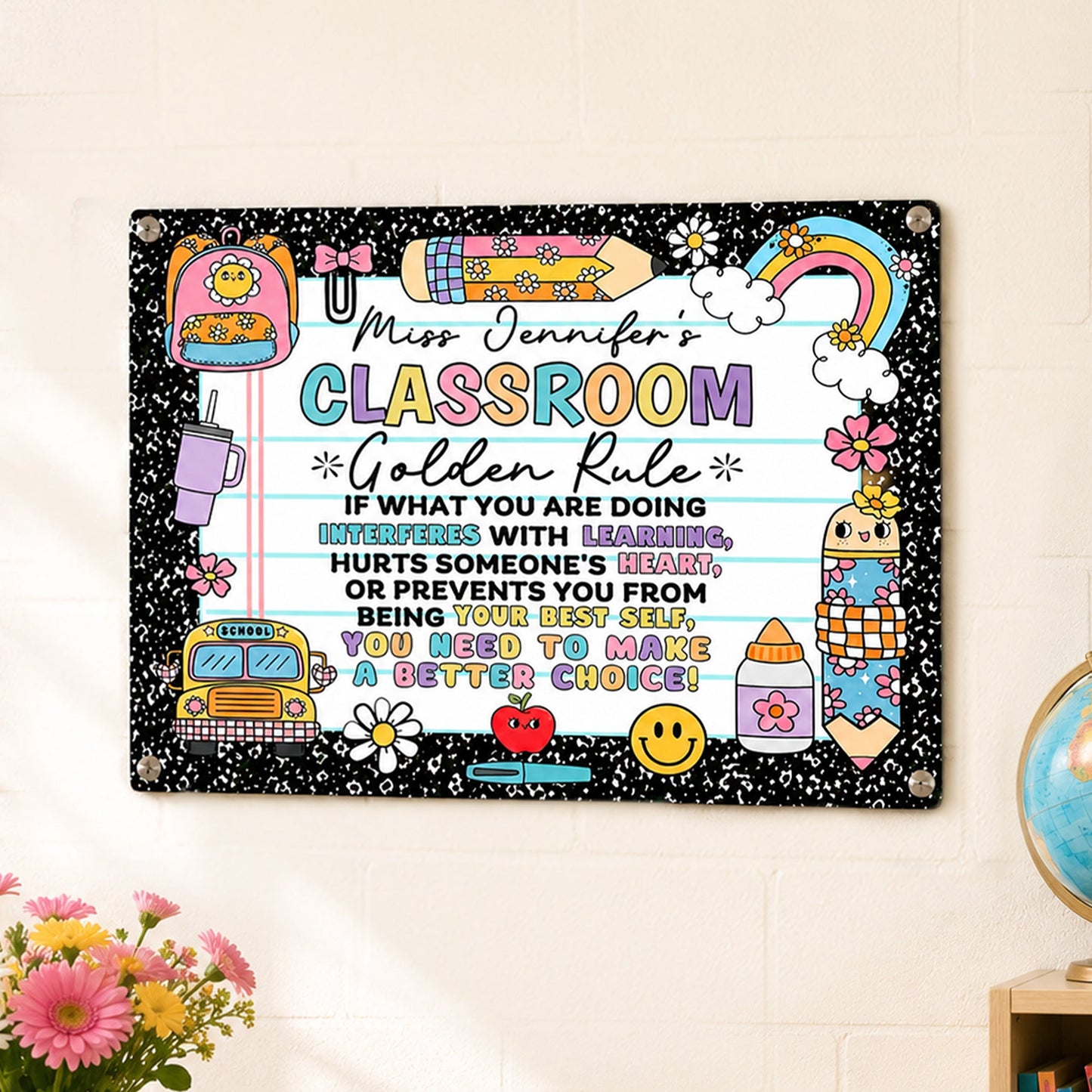 Classroom_Golden_Rule_Personalized_Metal_Sign_1